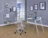 CoasterEssence 801535 Amaturo - Glass Top Acrylic Writing Desk - Clear