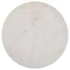 CoasterEssence 931227 Miguel - Round Marble Top Coffee Table - White And Black