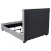 Coaster Fine Furniture 300719KW Patricia - Boucle Upholstered California King Bed - Gray