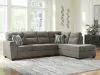 Benchcraft® 31305S2 Benchcraft® 31305S2 Olten - 2-Piece Sectional With RAF Corner Chaise - Graphite