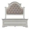 Liberty Furniture 244-BR-FUB Liberty Furniture 244-BR-FUB Magnolia Manor - Full Upholstered Bed - Antique White