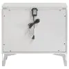 Coaster Fine Furniture 215792 Cassia - 2-Drawer Nightstand Bedside Table - White High Gloss