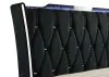 Coaster Fine Furniture 223161KE Lorient - Eastern King LED Upholstered Bed - Black