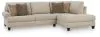 Benchcraft® 66704S2 Steelwater Retreat - 2-Piece Sectional With RAF Corner Chaise - Latte