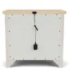 Riverside Furniture 79469 Glenndale - Two Drawer Nightstand - Aged White / Wheat