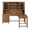Liberty Furniture 936-HO-OLSD Shaker Lakes - Opt L Shaped Desk Set - Harvest Brown