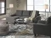 Ashley Furniture T270-13 Hollynyx - Occasional Table Set (Set of 3) - Chrome Finish