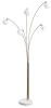 Ashley Furniture L725119 Taliya - Metal Arc Lamp  - Champagne / White