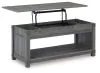 Ashley Furniture T175-9 Freedan - Rect Lift Top Cocktail Table - Grayish Brown