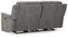 Ashley Furniture 5930147 Next-Gen Durapella - 2 Seat Power Reclining Sofa Adj Hdrest - Slate