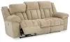 Ashley Furniture 6930515 Tip-Off - Power Reclining Sofa With Adj Headrest - Wheat
