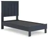 Ashley Furniture EB1528/231/245/155/111 Ashley Furniture EB1528/231/245/155/111 Simmenfort - 4 Pc. - Dresser, Chest, Twin Platform Bed - Navy Blue