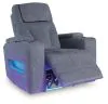 Ashley Furniture PC4980213 Studio Cave - Power Recliner - Steel