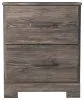 Ashley Furniture B2587/31/36/72/97/92(2) Ashley Furniture B2587/31/36/72/97/92(2) Ralinksi - 6 Pc. - Dresser, Mirror, King Panel Bed, 2 Nightstands - Gray