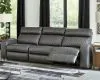 Ashley Furniture 55203S4 Ashley Furniture 55203S4 Samperstone - Sofa 3 Pc Sectional - Gray