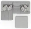 Jackson Furniture Industries 3480/75/42/28-18 Jackson Furniture Industries 3480/75/42/28-18 Titan - 2 Piece Sofa Chaise With Comfort Coil Seating, 45