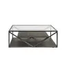 Liberty Furniture 37-OT-3PCS Arista - 3 Piece Table Set (1 Cocktail 2 End Tables) - Cobblestone Brown / Gray Dusty