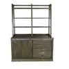 Liberty Furniture 466-HOJ-JEC Stone Brook - Jr Executive Credenza Set - Rustic Saddle