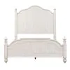 Liberty Furniture 652-BR-KPSDMCN Liberty Furniture 652-BR-KPSDMCN Farmhouse Reimagined - 5 Piece Bedroom Set (King Poster Bed, Dresser & Mirror, Chest, Nightstand) - Antique White / Chestnut Tops