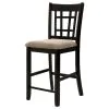 CoasterEveryday 105279 Lavon - Wood Counter Chair (Set of 2) - Tan / Espresso