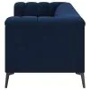 CoasterEssence 509212 Chalet - Upholstered Tuxedo Arm Tufted Loveseat - Blue