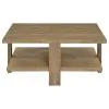 Coaster Fine Furniture 707718 Dawn - Square Engineered Wood Coffee Table - Mango Brown
