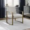 CoasterElevations 903048 Cory - Upholstered Arched Arm Accent Chair - Cream