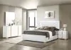 Coaster Fine Furniture 222931KE-S4 Marceline - 4 Piece Eastern King Bedroom Set - White