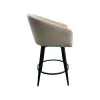 Intercon BS-BS-130C-CHM-C24 Metal Base Barstools - Barstool With Barrel Seat - Champagne