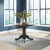 Liberty Furniture 186B-CD-DLT Liberty Furniture 186B-CD-DLT Carolina Crossing - Drop Leaf Table - Black / Antique Honey