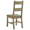 Coaster Fine Furniture 192922 Cardova - Solid Wood Dining Side Chair (Set of 2) - Vineyard Oak