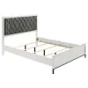 Coaster Fine Furniture 224861QB1 Sonora - Queen Headboard, Footboard & Slats, Box 1 of 2 - White