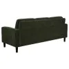 Coaster Fine Furniture 511214-S2 Ruth - 2 Piece Fabric Upholstered Track Arm Sofa - Matcha Green