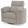 Benchcraft® 6860561P ModMax Luxe - Swivel Glider Power Recliner - Flint