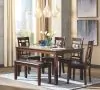 Ashley Furniture D384-325 Bennox - Dining Room Table Set (Set of 6) - Brown