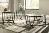 Ashley Furniture T115-13 Tarrin - Occasional Table Set (Set of 3) - Black