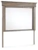 Ashley Furniture B916/31/36/46/58/56/94/93(2) Ashley Furniture B916/31/36/46/58/56/94/93(2) Blairhurst - 8 Pc. - Dresser, Mirror, Chest, California King Panel Bed, 2 Nightstands - Light Grayish Brown
