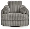 Ashley Furniture 9490361 Tie-Breaker - Swivel Glider Recliner - Fog