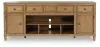 Ashley Furniture W655-68 Sharlance - XL TV Stand With Fireplace Option - Light Brown