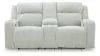Ashley Furniture PC6420318 Ashley Furniture PC6420318 Forest Lake - Power Reclining Loveseat With Console / Adj Headrest - Alloy