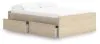 Ashley Furniture EB9632B14 Ashley Furniture EB9632B14 Onita - Full Platform Bed With 2 Side Storage - Natural