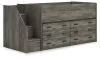 Ashley Furniture B4480B26 Ashley Furniture B4480B26 Frandern - Twin Loft Bed With 2 Drawer Storages - Gray