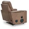 Ashley Furniture PC9022042A Lorrenton - Glider Power Recliner With Audio System - Caramel