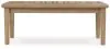 Ashley Furniture P601-701 Carter Hall - Rectangular Cocktail Table - Beige