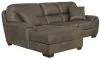 Jackson Furniture Industries 4043/75/42-19 Jackson Furniture Industries 4043/75/42-19 Royce - 2 Piece Sofa Chaise (RSF Loveseat / LSF Chaise) - Brown