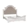 Liberty Furniture 244-BR-QUB Liberty Furniture 244-BR-QUB Magnolia Manor - Queen Upholstered Bed With Upholstered Footboard - Antique White