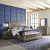 Liberty Furniture 384-BR-KSBDMN Liberty Furniture 384-BR-KSBDMN Ridgecrest - 4 Piece Bedroom Set (King Storage Bed, Dresser & Mirror, Nightstand) - Cobblestone