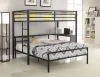 CoasterEssence 300279F Fisher - Metal Full Open Frame Bed - Gunmetal
