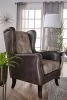 Coaster Fine Furniture 903080 Elmbrook - Upholstered Wingback Accent Club Chair - Brown