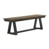 Intercon HP-CH-6215B-BBP-C Harper - Dining Bench - Brushed Brown / Pecan